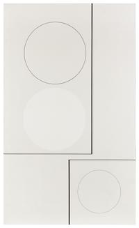 Richard Lin, (British/Chinese, 1933-2011), Composition-Three Circles I, 1960