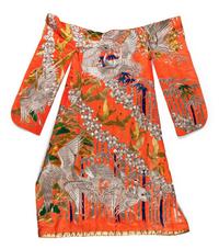 A Japanese Embroidered Silk Robe