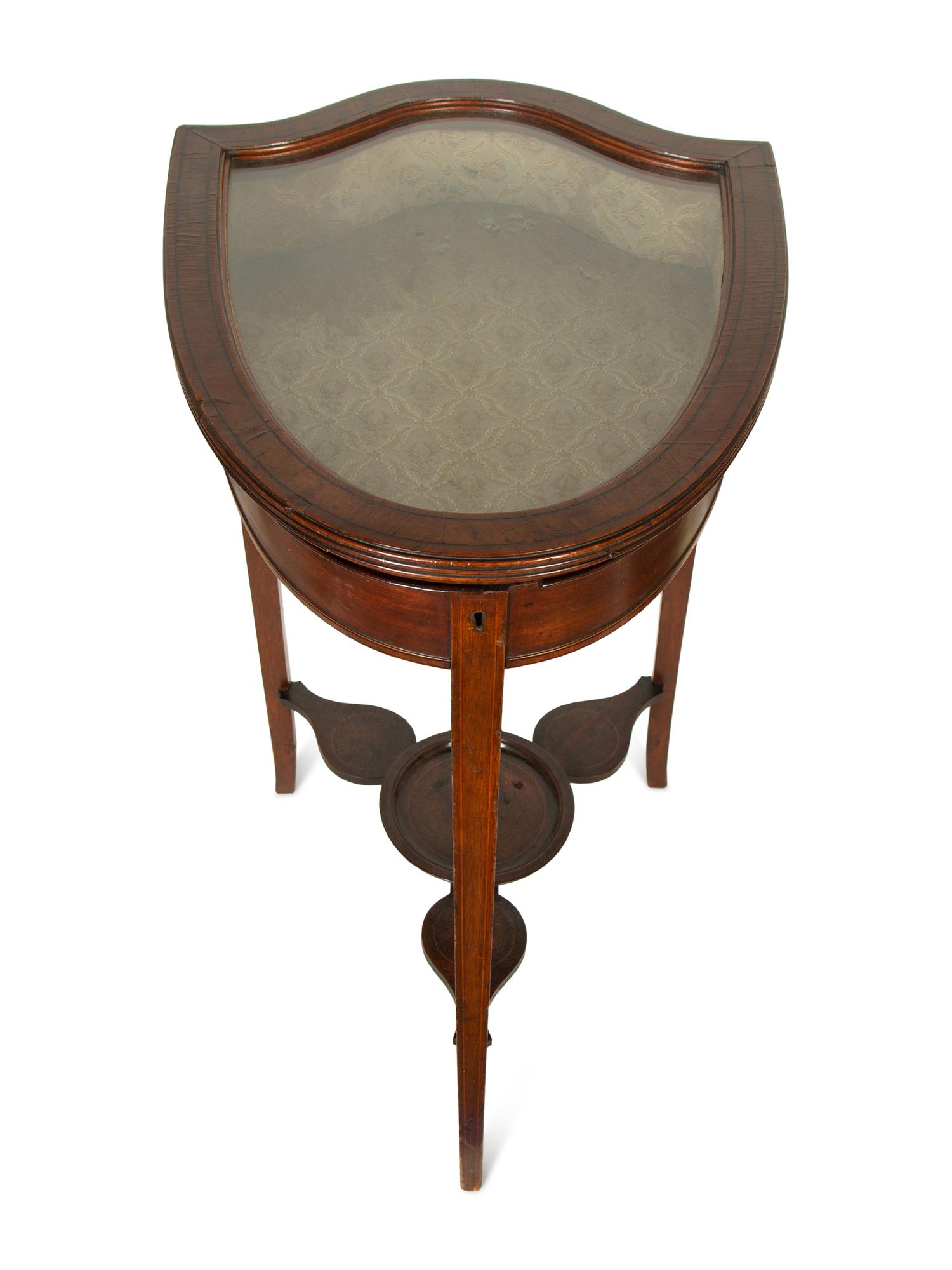 A George III Mahogany Vitrine Table