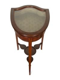 A George III Mahogany Vitrine Table