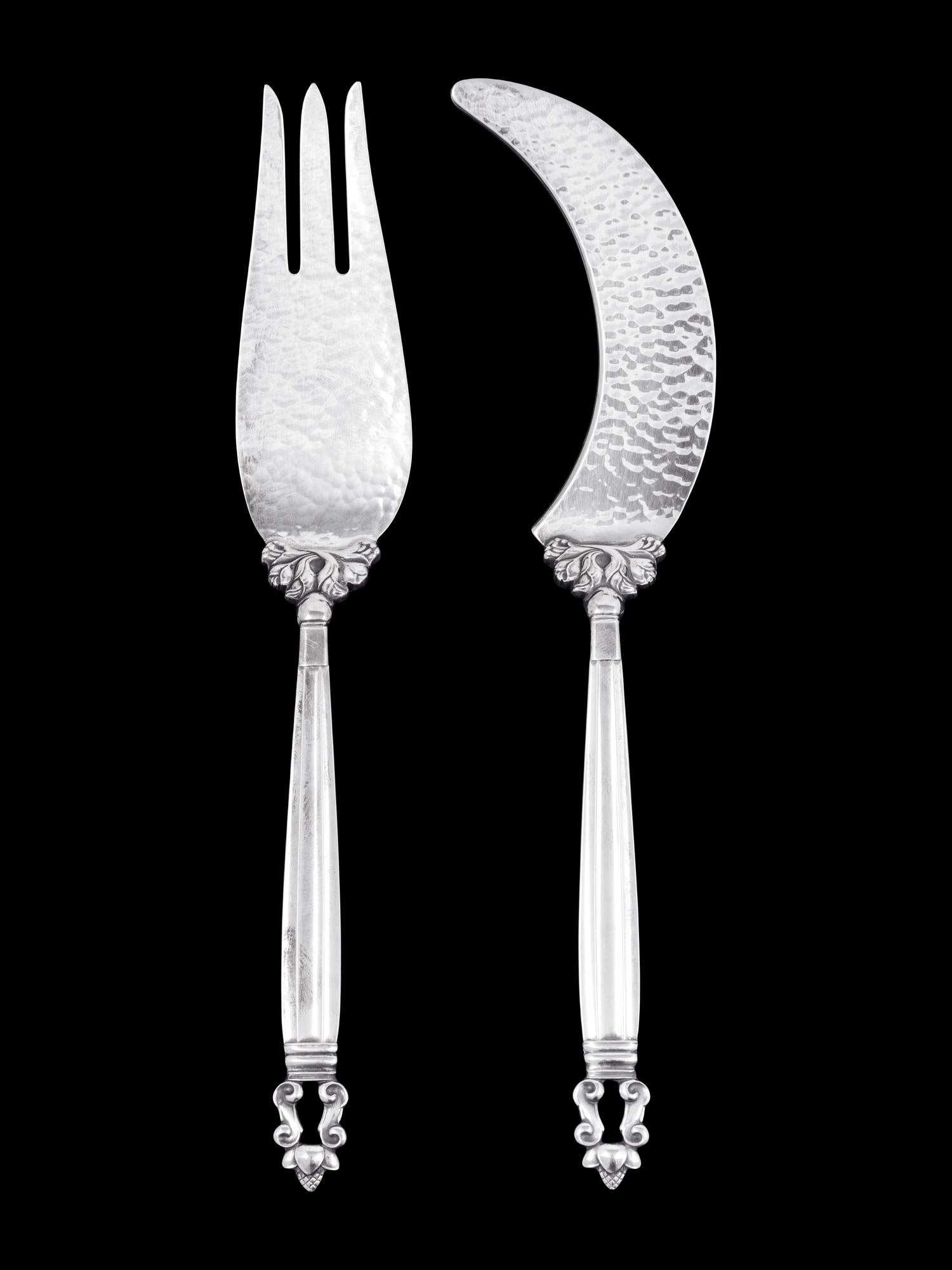 Eight American Silver Table Articles