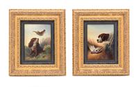 A Pair of Berlin (K.P.M.) Porcelain Plaques