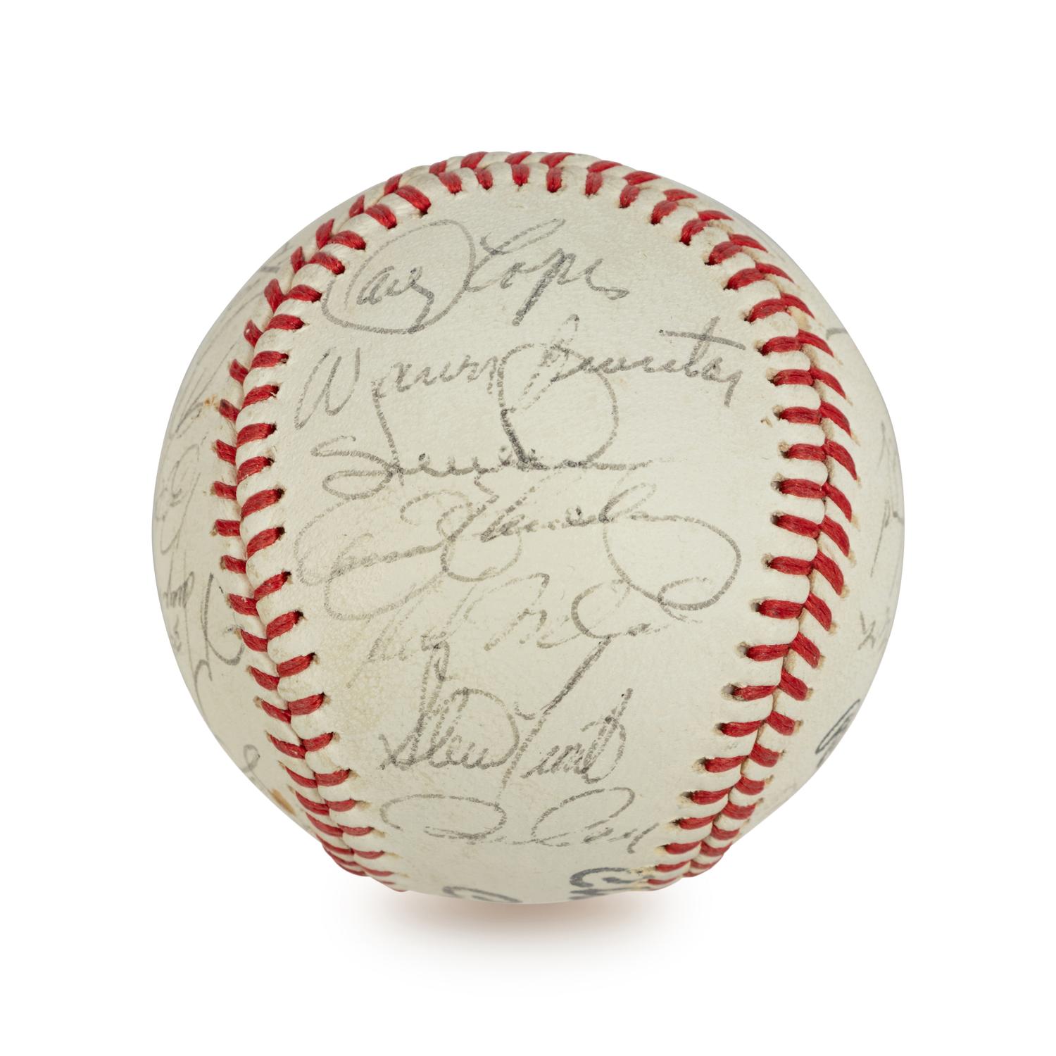 A Group 1984 Chicago Cubs Items (Including Team Signed Autograph Baseball)