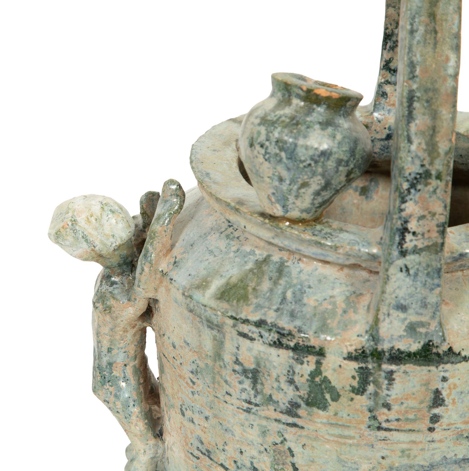 A Han Pottery Well Model with Figures