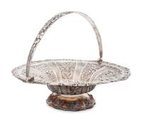 An Irish William IV Silver Basket