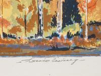 Five Works: October Color , edition 96/130; Lodge Pole Pine , edition 44/125; Apodaca Hill , edition 73/100; Cloud Shadows , edition 77/140; Stoney Creek , edition 68/130