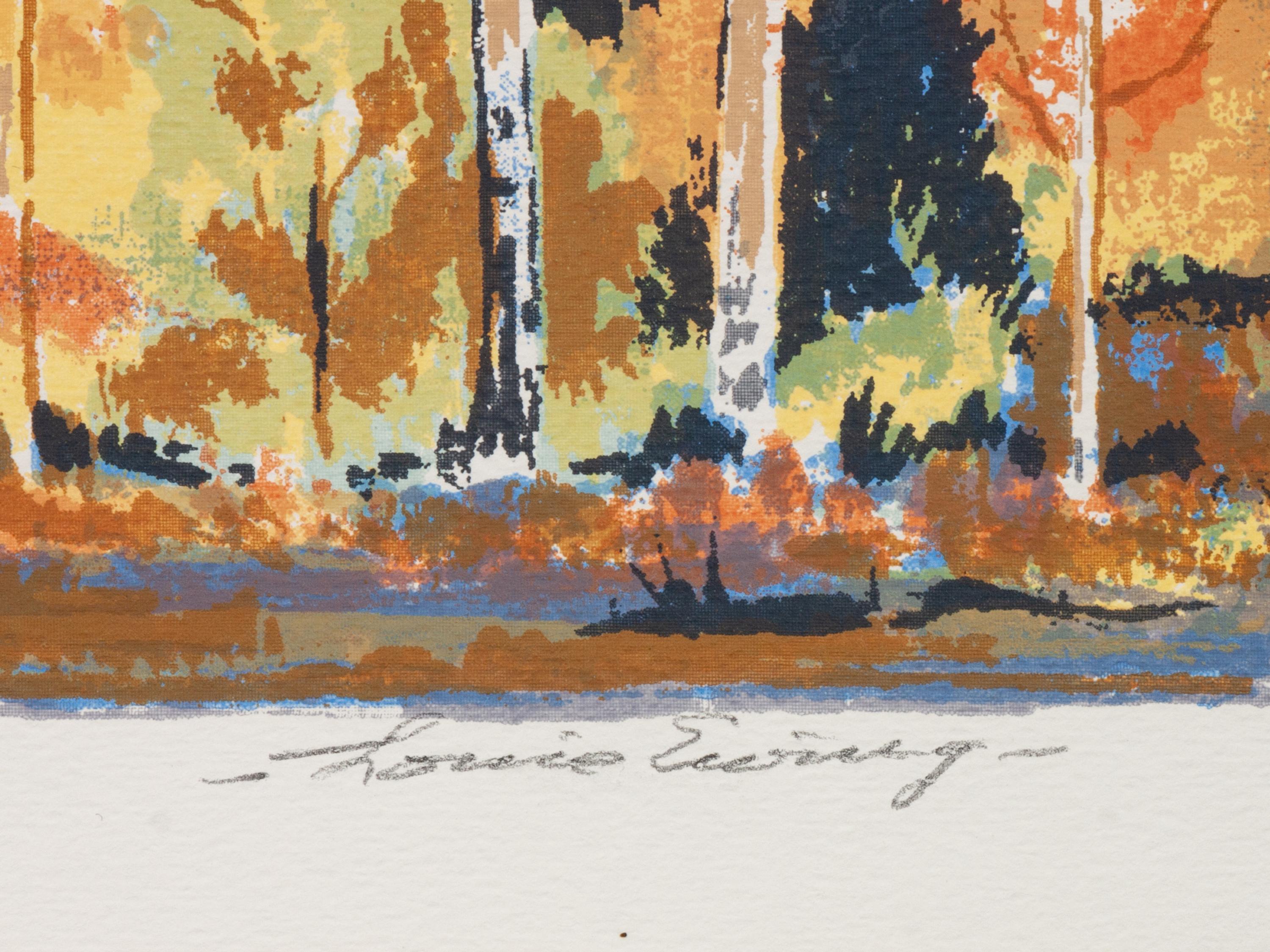 Five Works: October Color , edition 96/130; Lodge Pole Pine , edition 44/125; Apodaca Hill , edition 73/100; Cloud Shadows , edition 77/140; Stoney Creek , edition 68/130