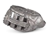 A Wilson A2000 Silver Cast Baseball Glove Crafted for Michael Jordan's 32nd Birthday