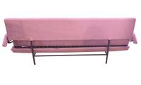 An Iron and Brass Sofa/Bed in the Style of Osvaldo Borsan 79" W x 35" D x 30" H — Italian, Mid-20th Century
