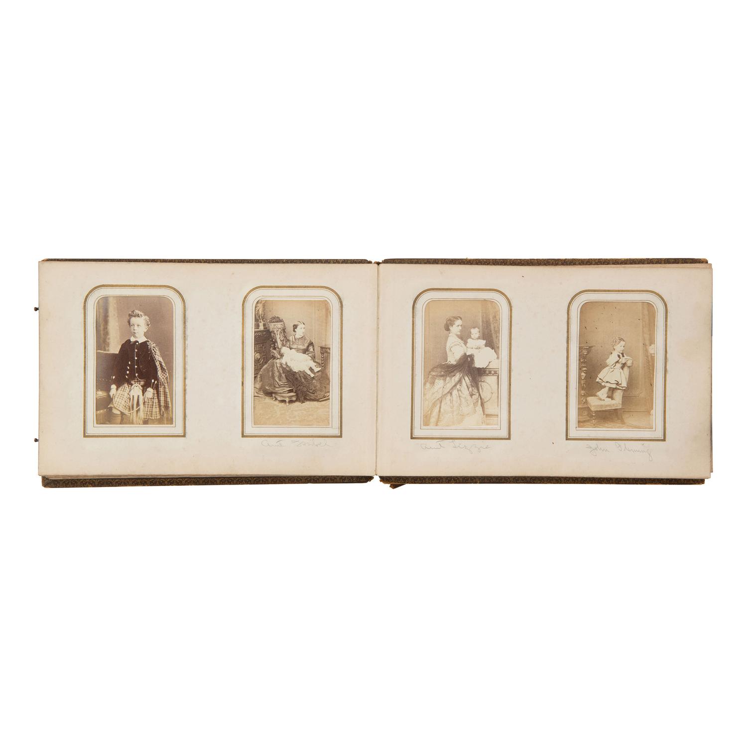 [Early Photography] Three Portrait Albums of European Personalities, Royalty and Other Notables