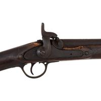 Period Shortened Native Used British Pattern 1853 Enfield Rifle Musket