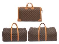 Collection of Three Louis Vuitton Monogram Canvas Bags, 1980-90s