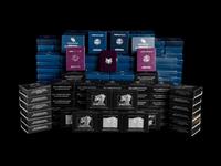 A Large Collection of Two-Hundred and Forty Silver Eagle $1 Proof Coins