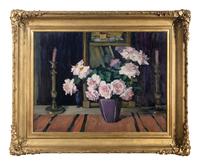 Still Life of Pink Roses