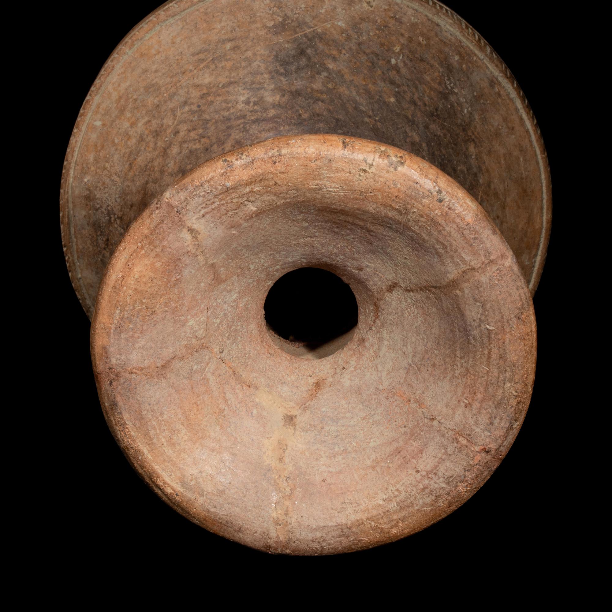 A Tairona Redware Pedestal Bowl