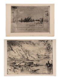 Les Esprits des Villes-Mortes and Le Port aux Mouettes (two works), 1886