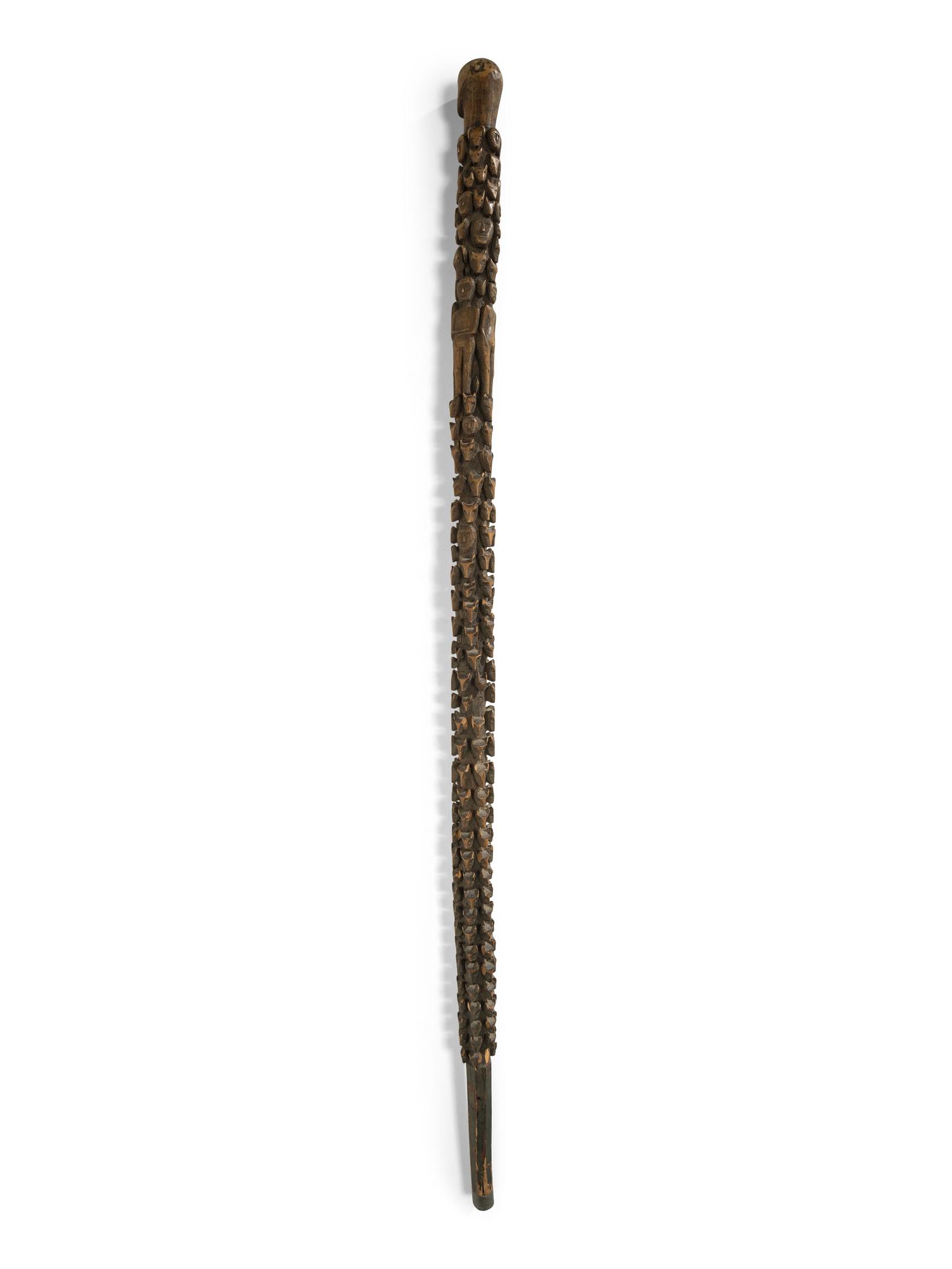 Northeastern Figural Carved Cane
