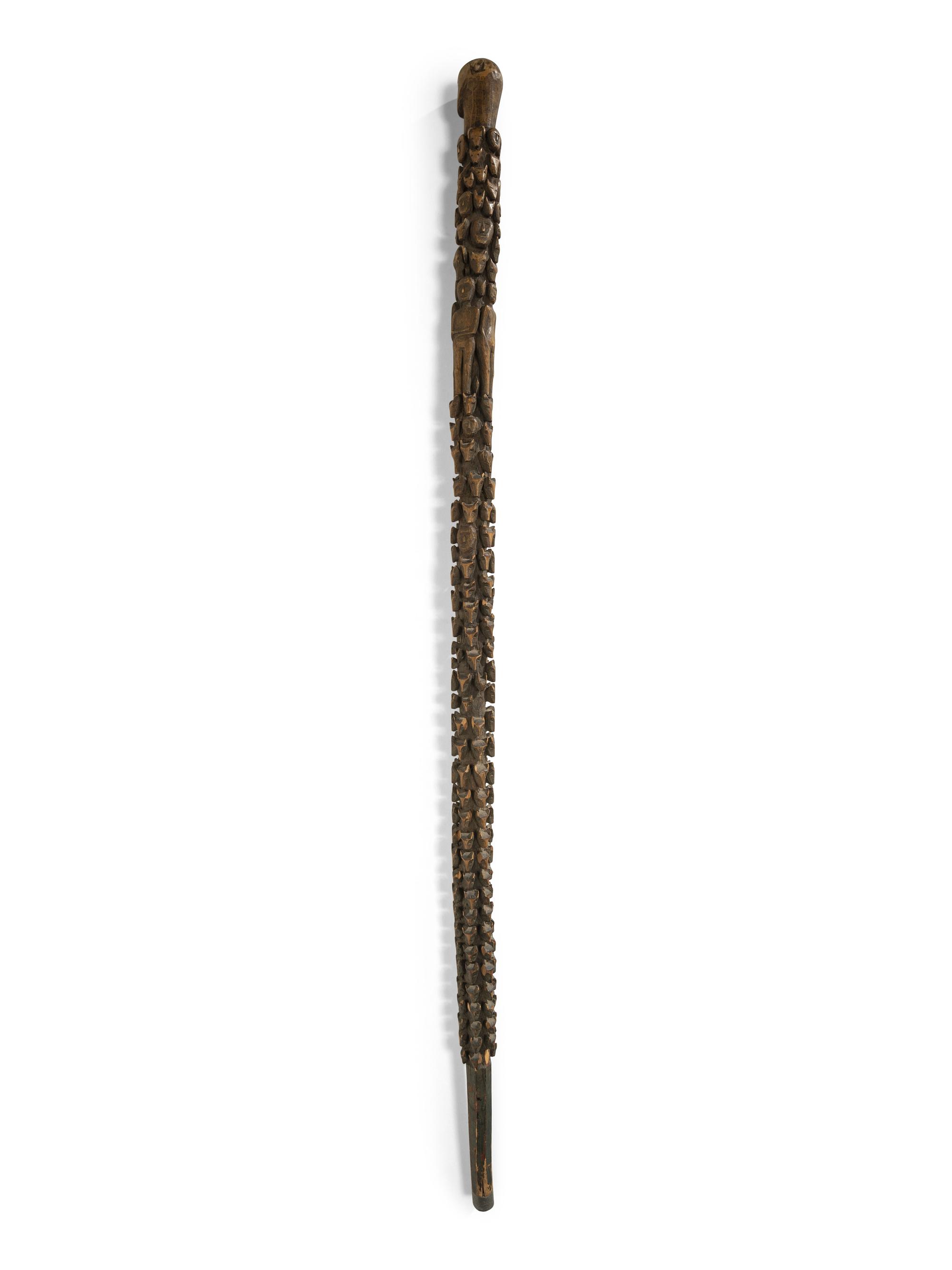 Northeastern Figural Carved Cane
