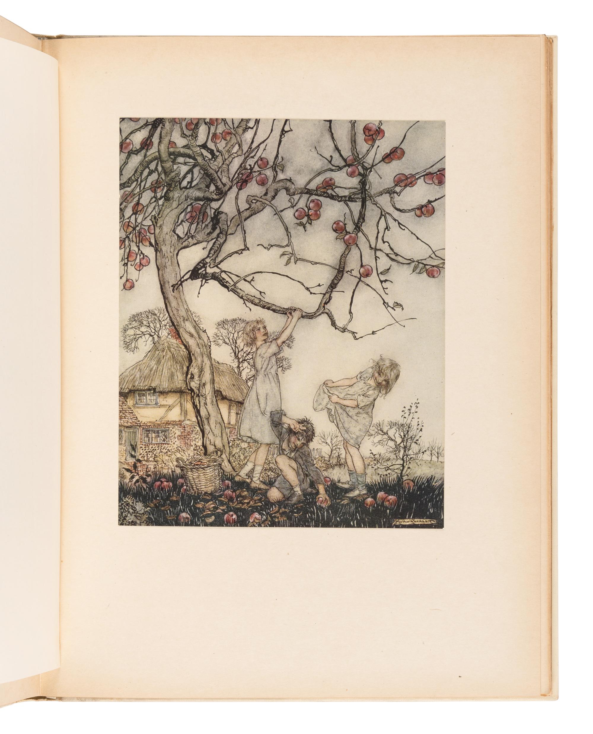 [RACKHAM, Arthur (1867-1939), illustrator.]. PHILLPOTTS, Eden (1862-1960). A Dish of Apples. London and New York: Hodder & Stoughton, 1921.