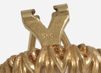 Two Pairs of 18K Yellow Gold Ear Clips