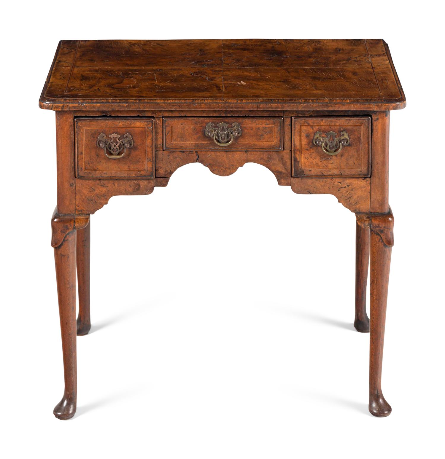 A Queen Anne Walnut Dressing Table