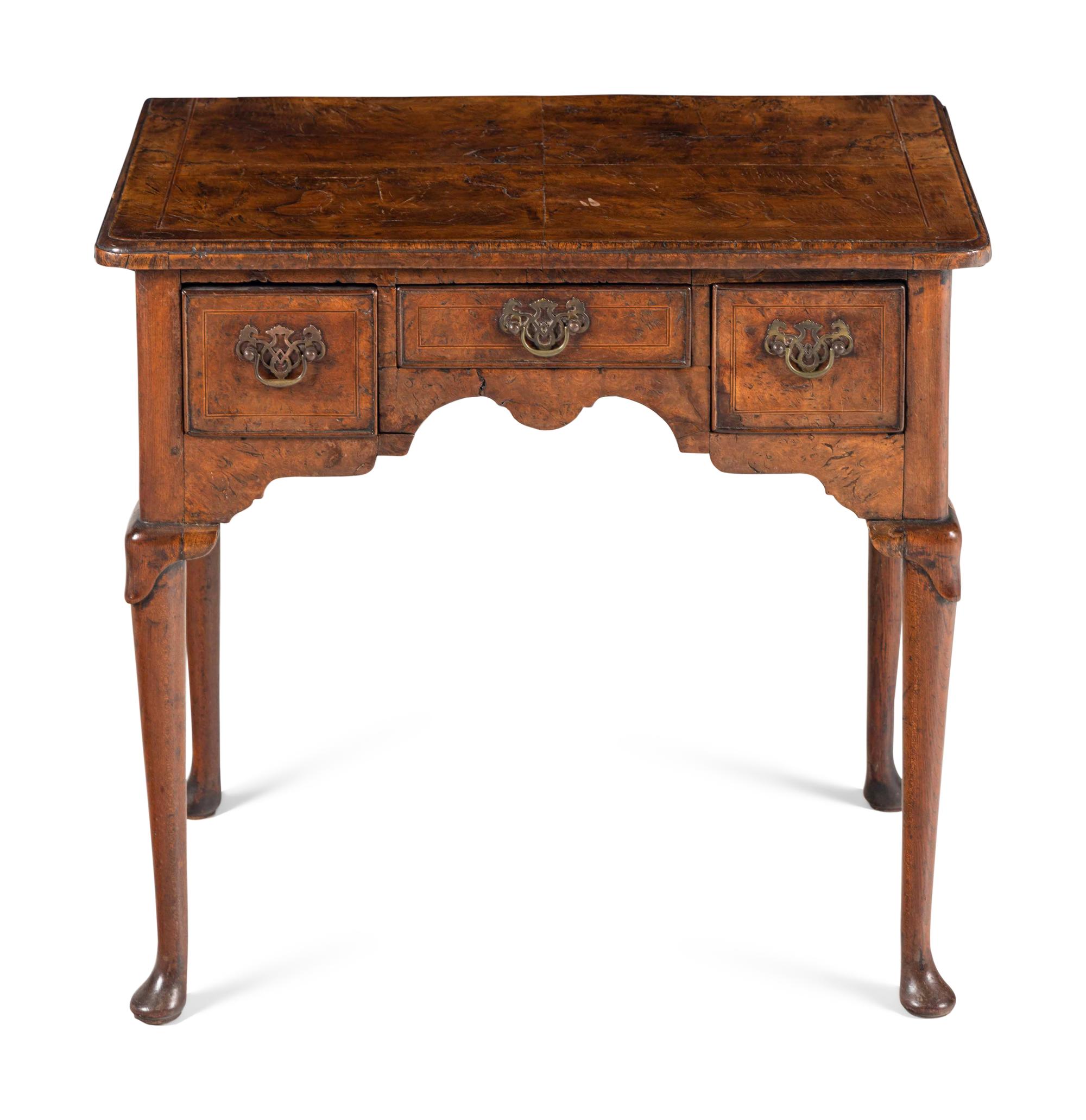A Queen Anne Walnut Dressing Table
