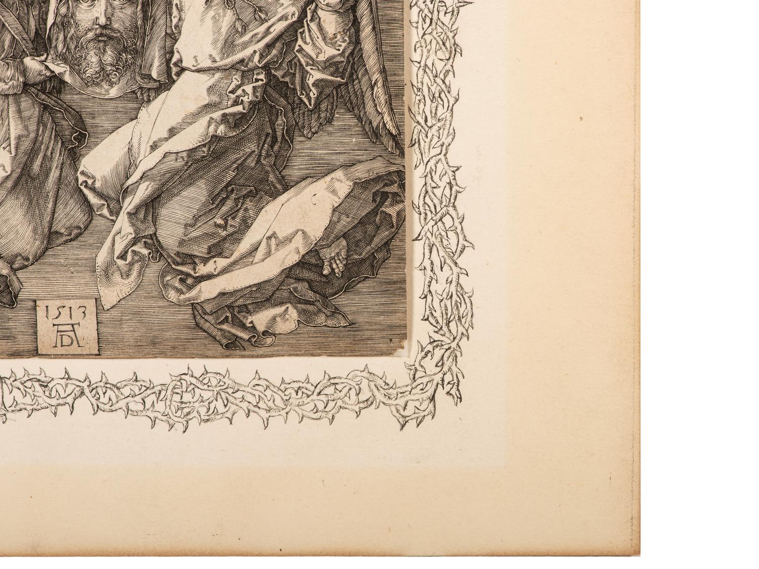 Sudarium Held by Two Angels