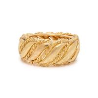 YELLOW GOLD FANCY BAND RING