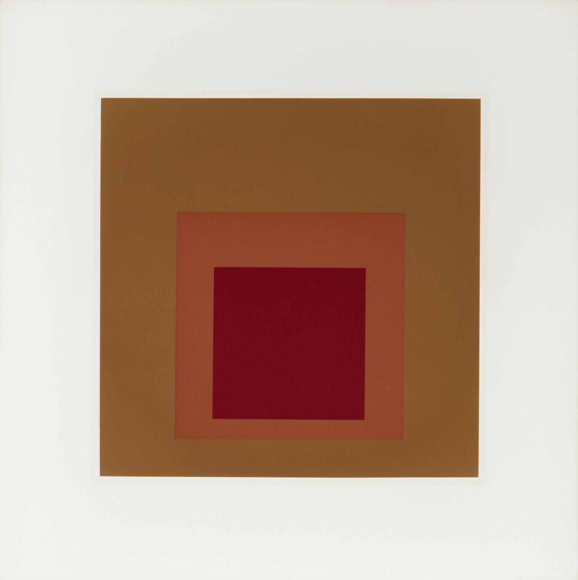 Josef Albers (American/German, 1888-1976) — Homage to the Square: Ten Works by Josef Albers, 1962