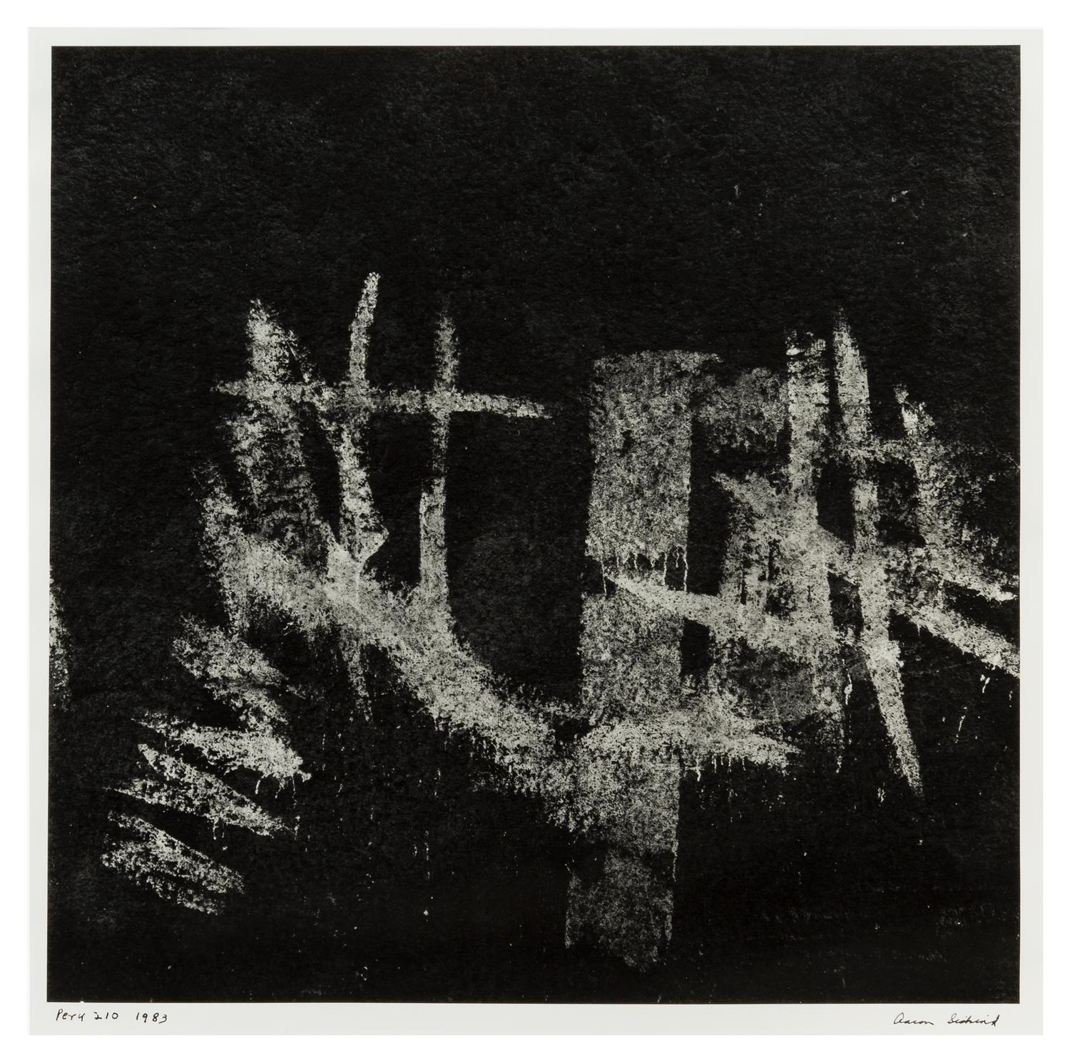 Aaron Siskind, (American, 1903-1991), Peru 210, 1983