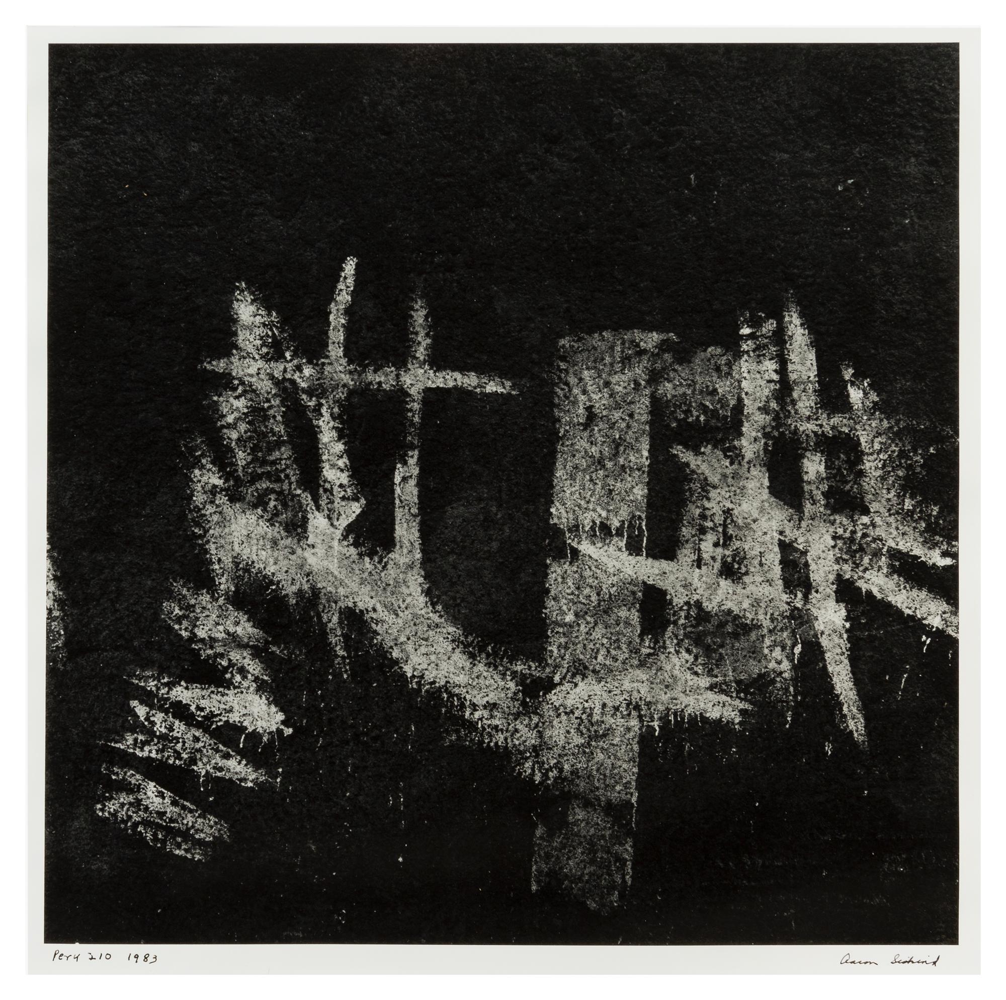 Aaron Siskind, (American, 1903-1991), Peru 210, 1983
