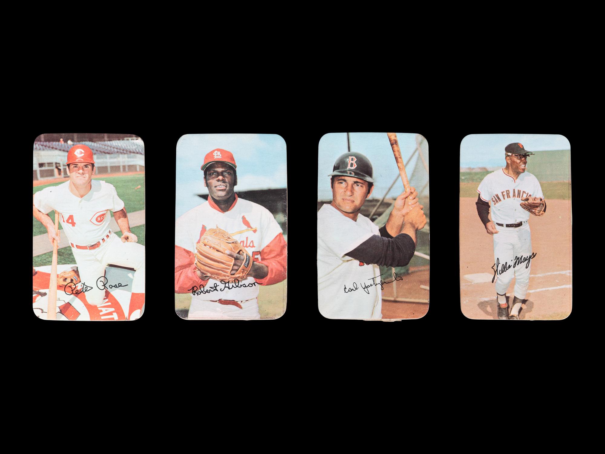A Group of 53 1970 and 1971 Topps Super Baseball Cards Featuring Multiple Hall of Famers and Stars,