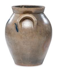 A Rare S. Purdy One-Gallon Ovoid Stoneware Crock