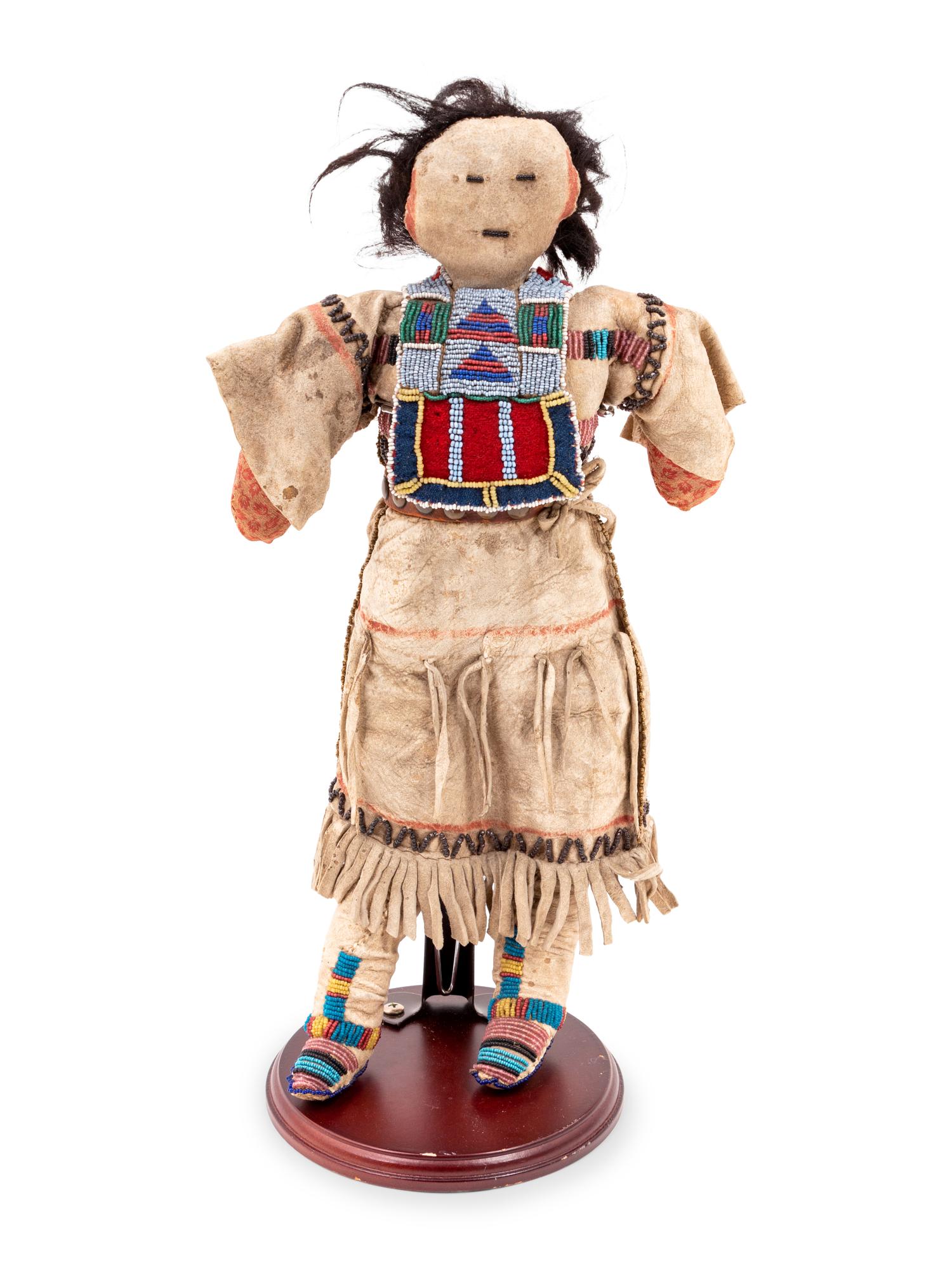 Apsáalooke (Crow) Beaded Doll