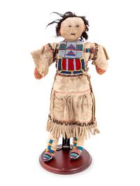Apsáalooke (Crow) Beaded Doll