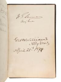 [LINCOLN, Abraham (1809-1865), DOUGLASS, Frederick (ca 1818-1895), and others - AUTOGRAPH ALBUM].
