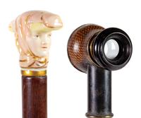 Two Continental Walking Sticks