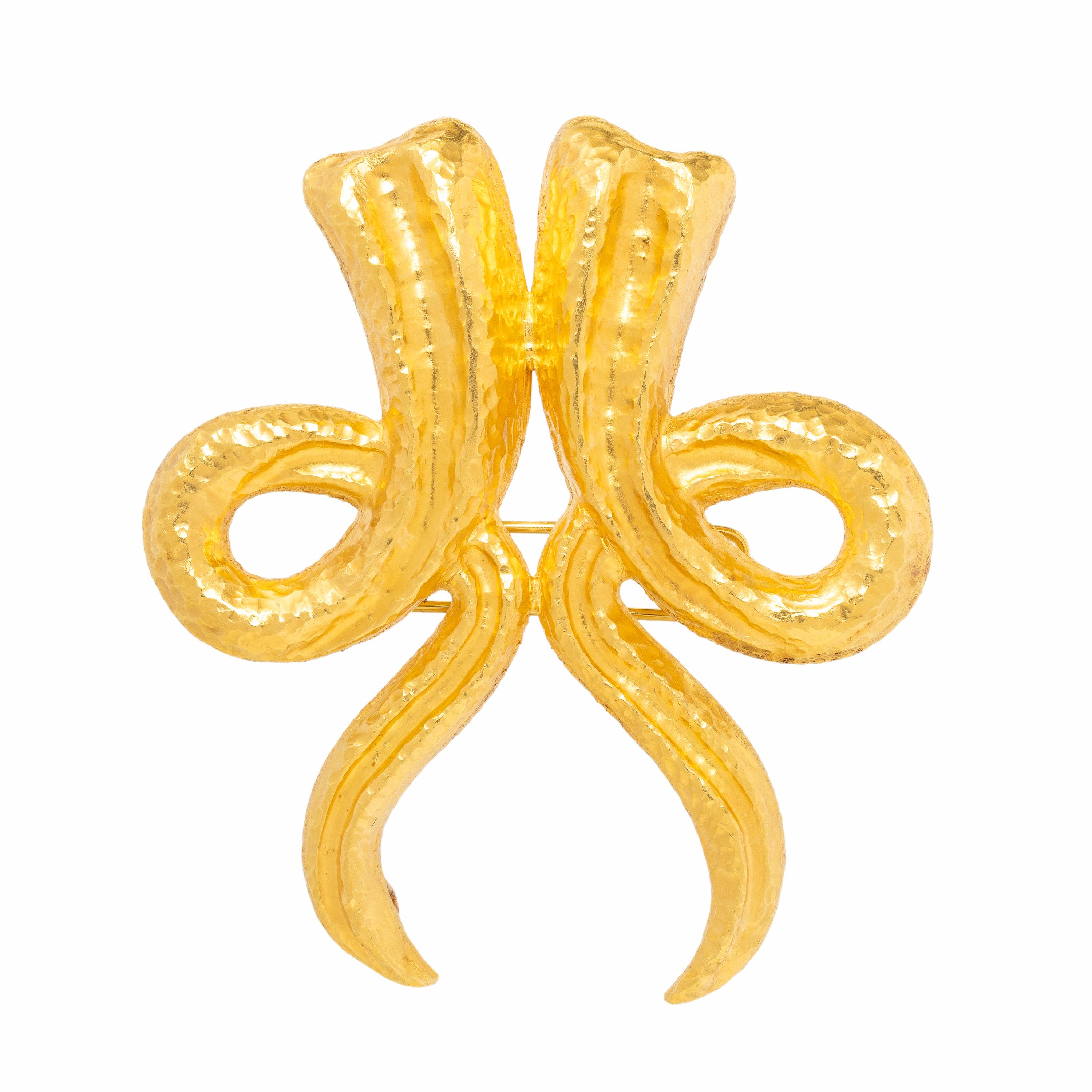 Greek, High Karat Yellow Gold Pendant Brooch