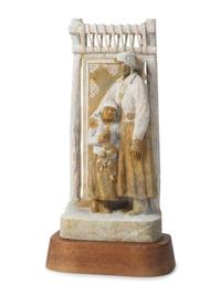 untitled, weaver and child