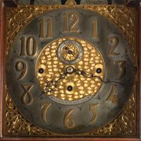 An English Carved Mahogany Tall Case Clock