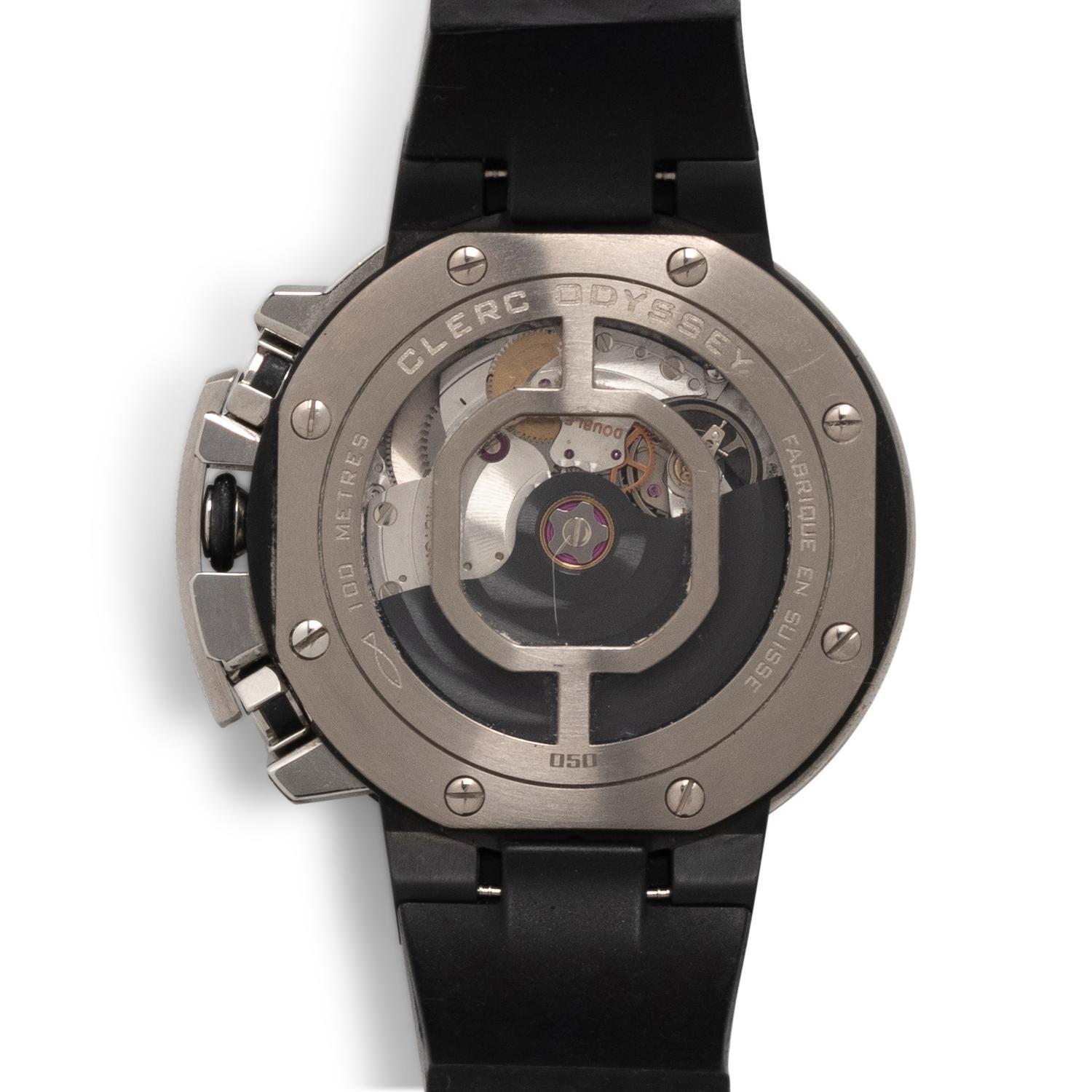 CLERC, STAINLESS STEEL 'ODYSSEY' WATCH