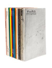 WHITEWALLS. A Magazine of Writings by Artists. Ed by Buzz Spector et al. Chicago, 1978-1987. 17 vols.