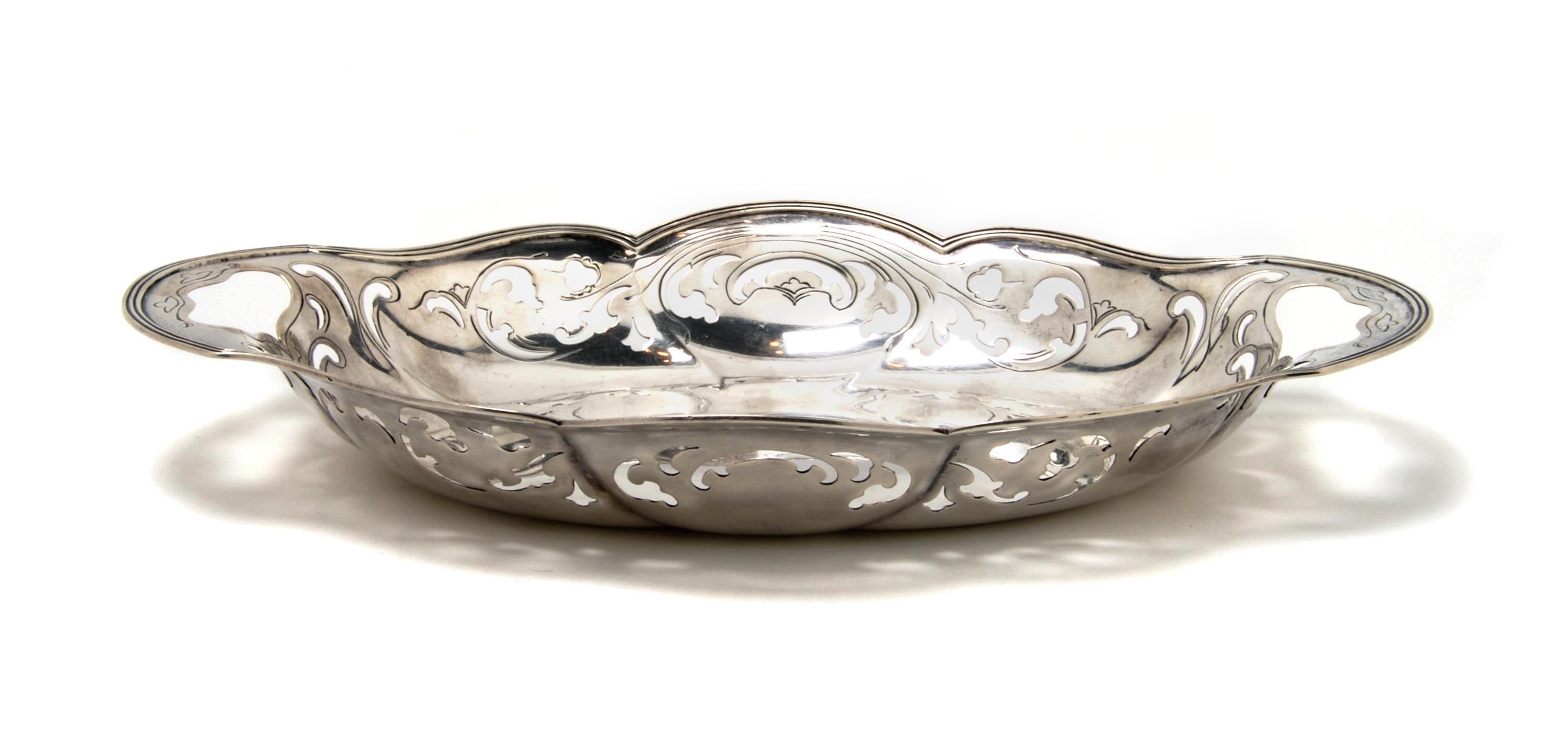 An American Sterling Silver Bowl, Tiffany & Co., Width 11 1/4 inches.