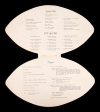 An Exceptional Vince Lombardi and Green Bay Packers Legends Multi Signed Autograph 1968 1,000 Yard Club Foundation Dinner Program (Beckett Authentication Services Letter BAS Certified),