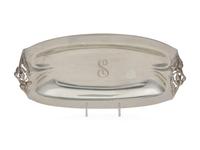 An American Silver Bread Tray