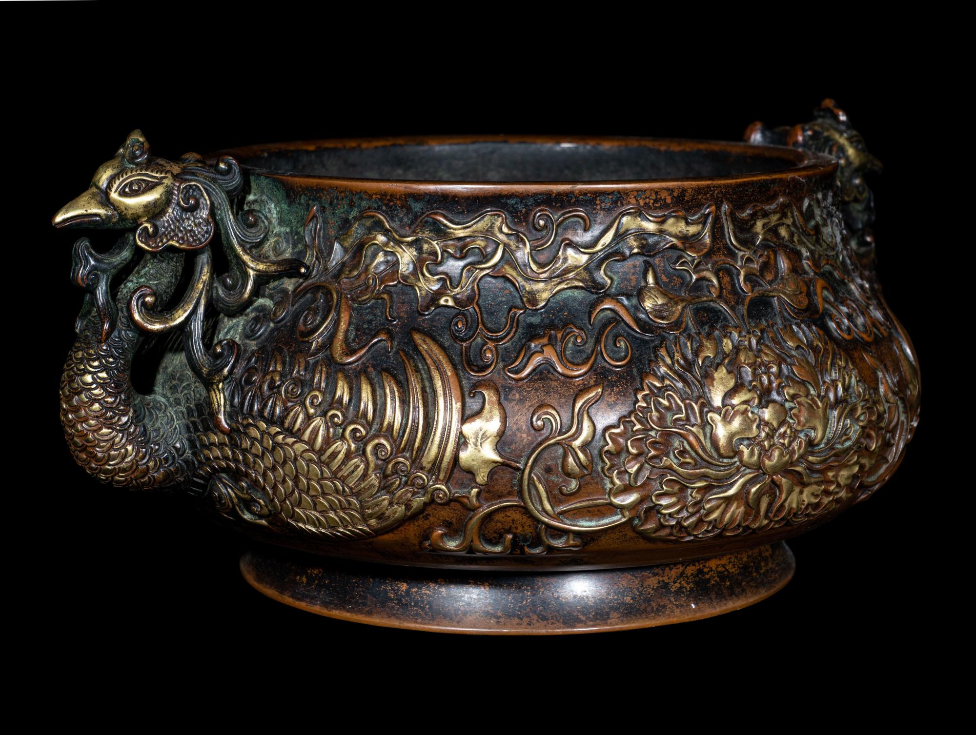 A Chinese Bronze Incense Burner
