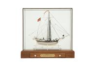 A Cased Model of the Ship Providence by William Hitchcock (1928-2006)