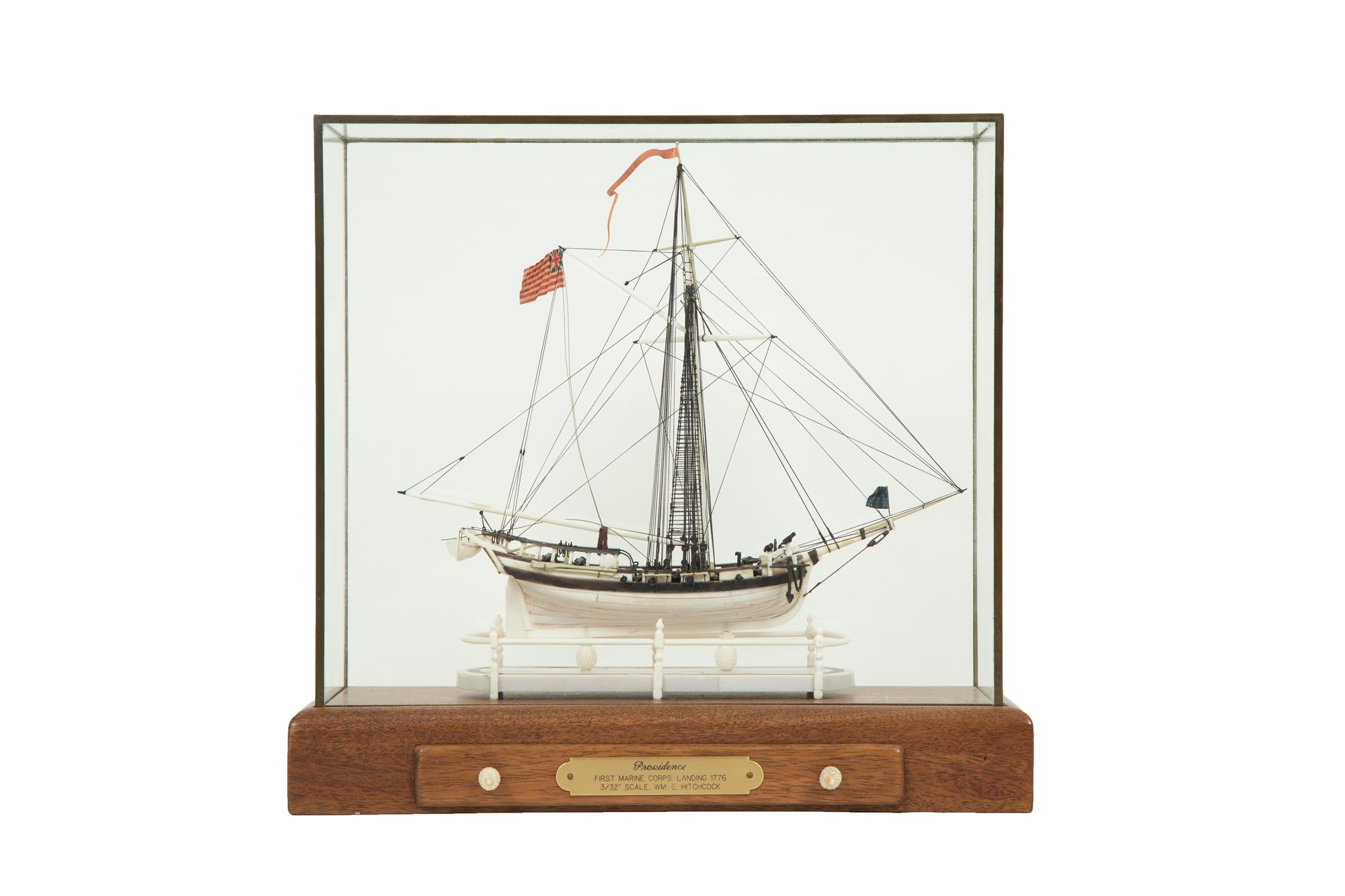 A Cased Model of the Ship Providence by William Hitchcock (1928-2006)