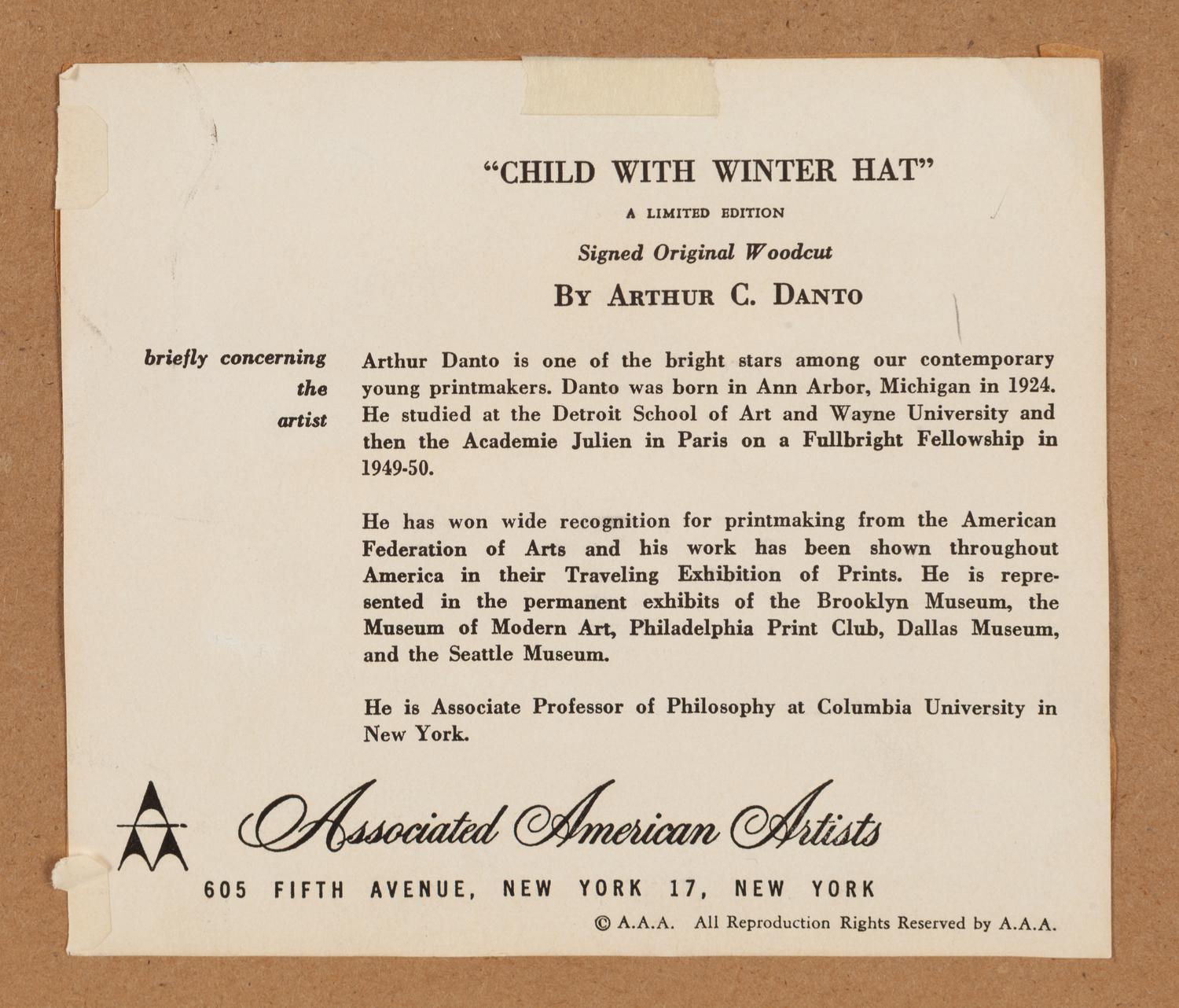 Child in a Winter Hat