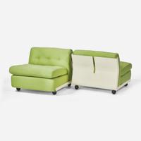 Mario Bellini (Italian, b. 1935) Set of Four "Amanta" Lounge Chairs, C&B Italia, Italy, 1972